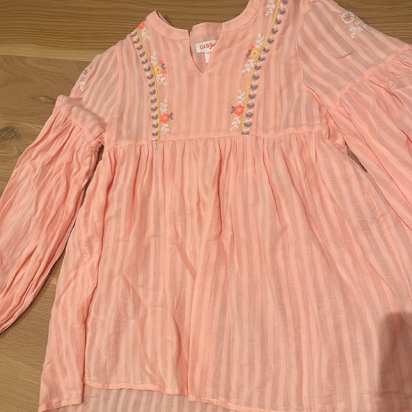 Cat and Jack Sleeved Spring Floral Shirt - Picture 2 of 3